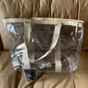BEIS Beach Tote Bag in Beige - NWT